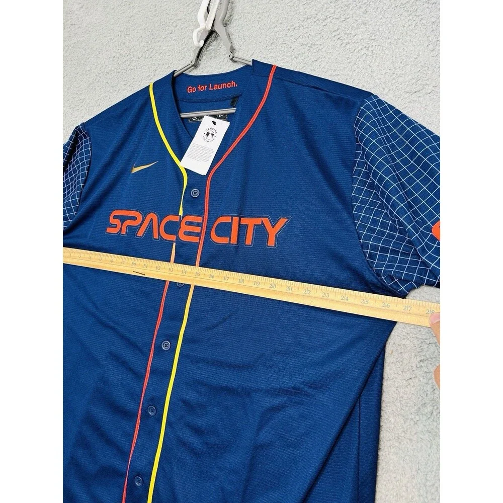 Nike Men’s 2XL Houston Astros Space City City Connect MLB Baseball Jersey